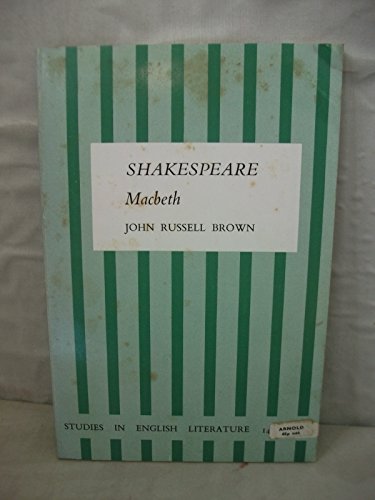 Beispielbild fr Shakespeares "Macbeth": No 14 (Study in English Literature) zum Verkauf von Reuseabook
